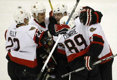 ＜06-07NHL プレーオフ＞セネターズ ペンギンズを降し準決勝進出に王手 - 米国