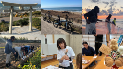 石川県かほく市の魅力を創出する砂丘地の漁業・農業とE-BIKEを融合した、訪日個人旅行者向け体験ツアーを開発<br />～地域の案内人と巡る3つの体験コンテンツを販売開始～