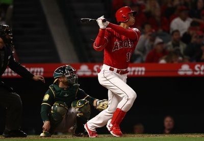 大谷が3戦連続本塁打、エンゼルス新人では初の快挙