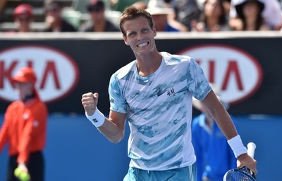 ベルディハが初戦突破、全豪オープン