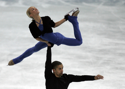 サフチェンコ／ショルコウィー組 SPを控え練習