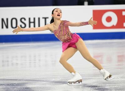 千葉百音 女子SPで2位発進 四大陸フィギュア