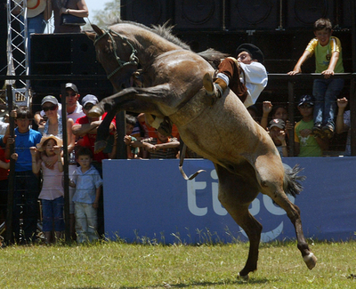 南米のカウボーイ、ガウチョのフェスティバル開催