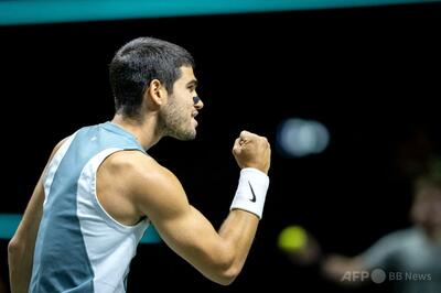 アルカラス、全豪OP以来の一戦で勝利 ABNアムロOP