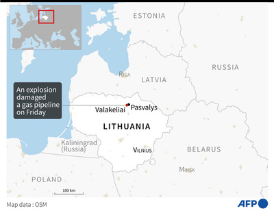 リトアニアでガスパイプライン爆発 けが人なし