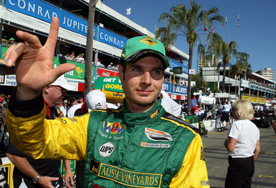 パワー レックスマーク・インディ300でポールポジションを獲得