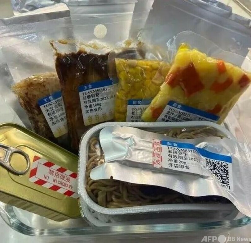 中国の宇宙飛行士は船内で何を食べているの?