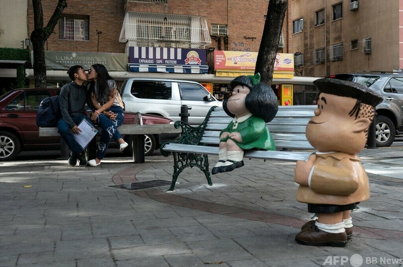 【今日の1枚】マファルダと一緒、感激のあまりキス？ ベネズエラ