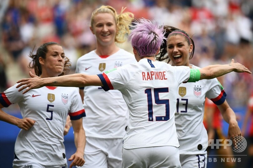 米国が開催国フランスとの準々決勝へ スペインに競り勝つ 女子w杯 写真12枚 国際ニュース Afpbb News