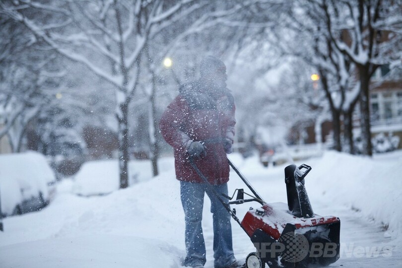 体感温度マイナス53度も…米国に大寒波到来