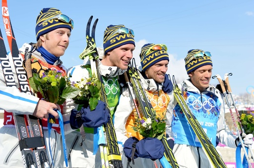 スウェーデンがクロスカントリーのリレーで2冠、ソチ五輪 写真5枚 国際