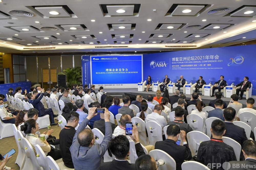 今年初の 対面式国際会議 を実現 中国の 実力 見せつけたボアオフォーラム 写真1枚 国際ニュース Afpbb News