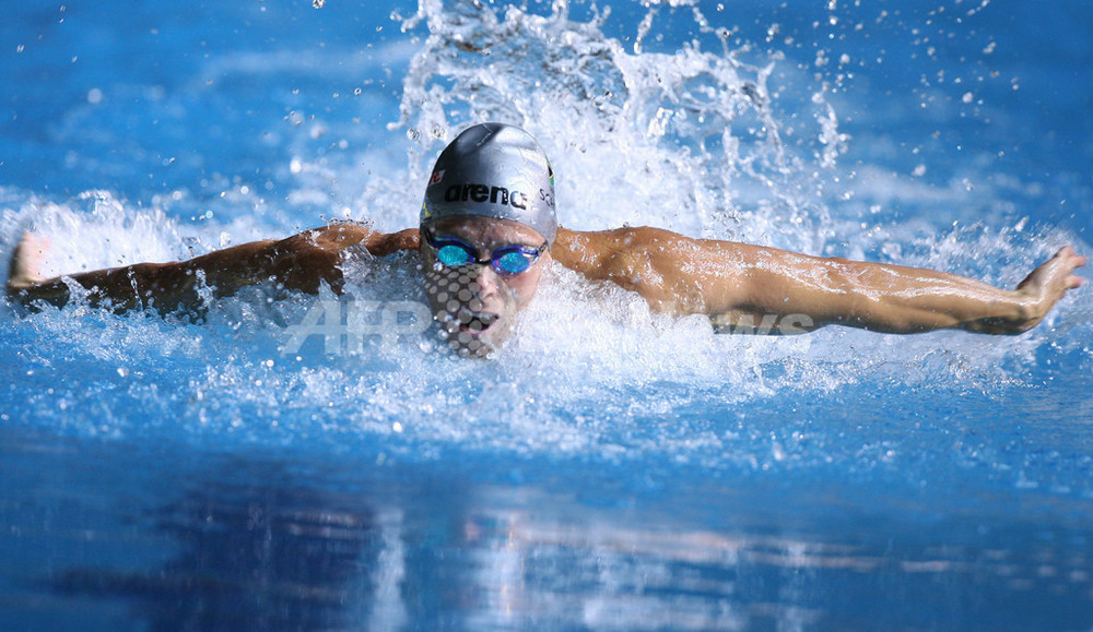 国際ニュース：AFPBB News＜第12回世界水泳選手権＞競泳、スクーマン 予選2位で50メートル・バタフライ準決勝へ - オーストラリア