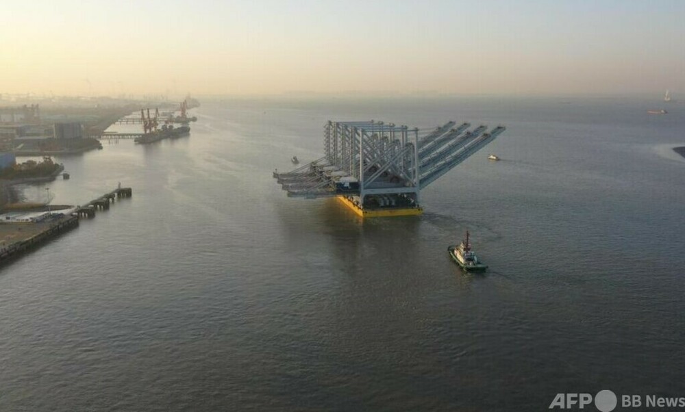 中国が建造した世界最大のダブルボックスガーダ式ガントリー