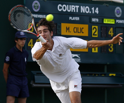 チリッチ ニエミネンを下し2回戦突破