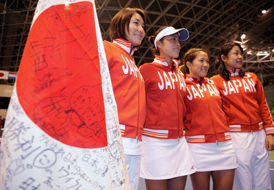 日本 第5試合ダブルスも制しワールドグループⅡ・1回戦を4勝1敗で終える