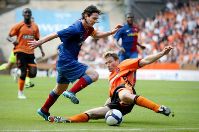 メッシ ダンディー・ユナイテッド戦でハットトリック