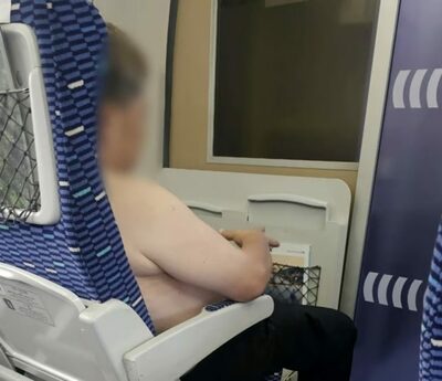 韓国高速鉄道でまさかの上半身裸…迷惑乗客に非難殺到「シートに汗の臭い、染みつく」