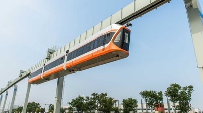 モノレール式の最高速列車が完成　青島