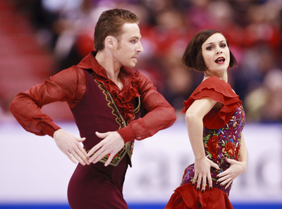 初日アイスダンス規定、フィギュアGP第2戦