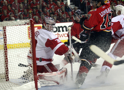 ＜06-07NHL プレーオフ＞フレームス レッドウィングスを破り通算成績2勝1敗 - カナダ