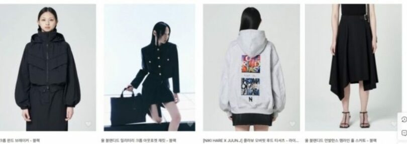 SSFショップで販売されているJUNE.J(ジュンジー)女性ライン（SSFショップキャプチャー）(c)MONEYTODAY