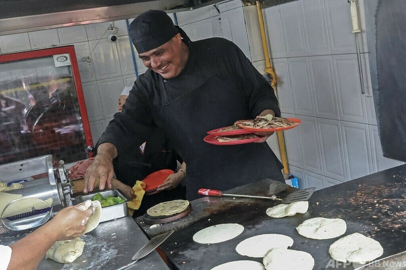 立ち食いタコス店、ミシュランの一つ星獲得 メキシコ