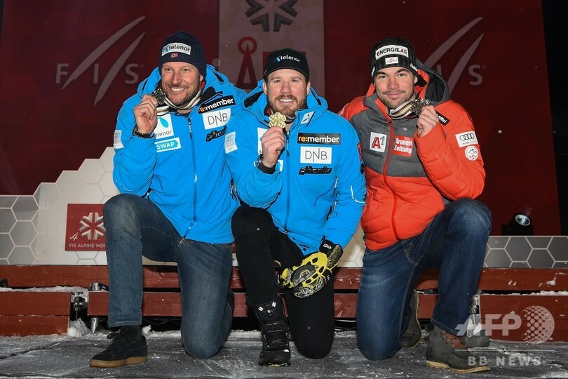 ヤンスルードが滑降優勝、引退のスビンダルは有終の銀 世界アルペン