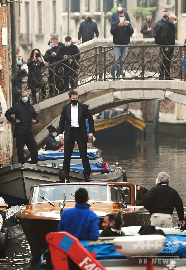運河上をトム・クルーズがひらり、ベネチアで「Ｍ：ｉ」新作の撮影再開