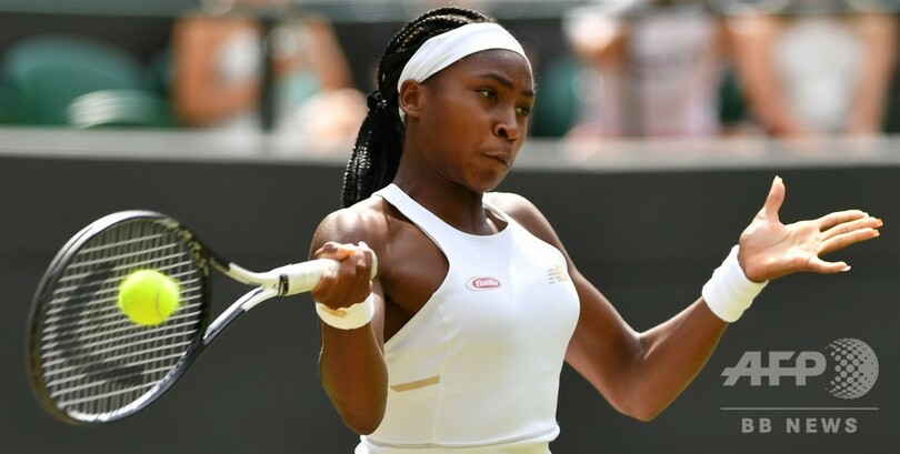 ガウフの快進撃ストップ、元世界1位ハレプに屈す ウィンブルドン