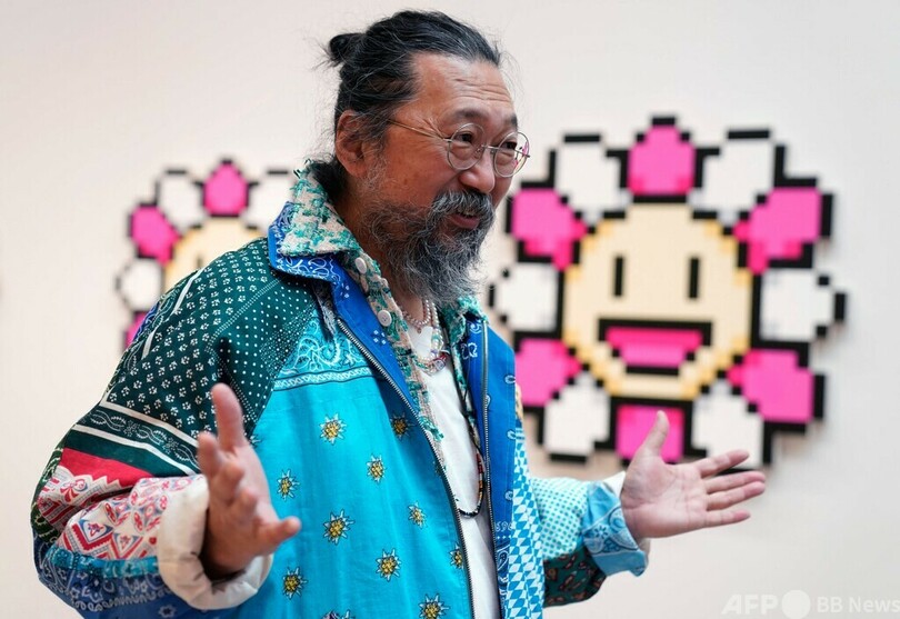 村上隆氏「美術史を射抜く」 米NYで個展 伝統からメタバースまで