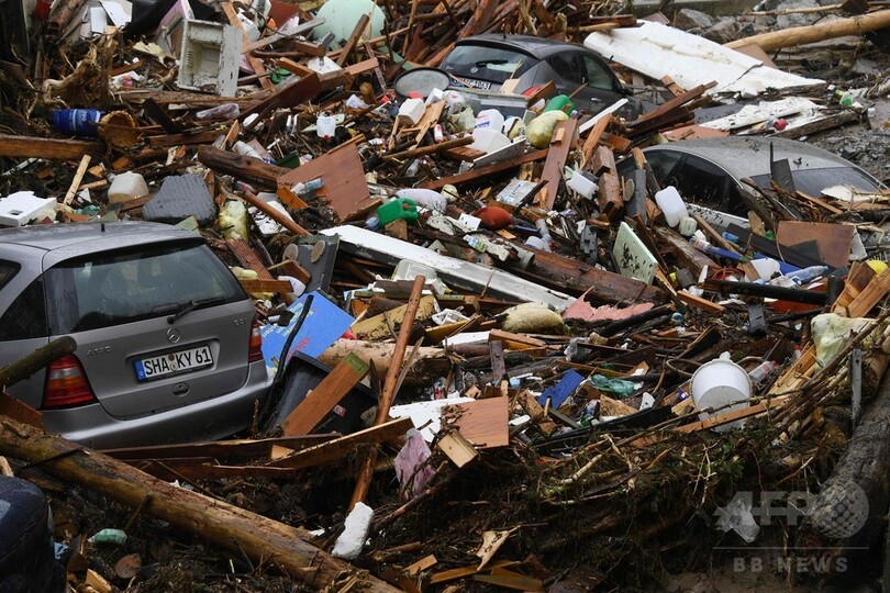 ドイツ南部で大洪水、4人死亡 「数時間で数か月分の雨」