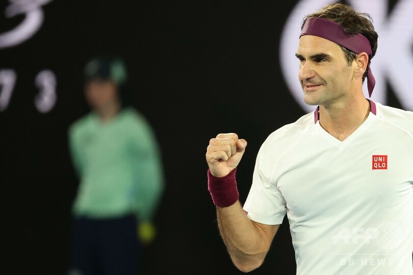 フェデラーが最多15回目の全豪8強入り、激闘の疲れ見せず