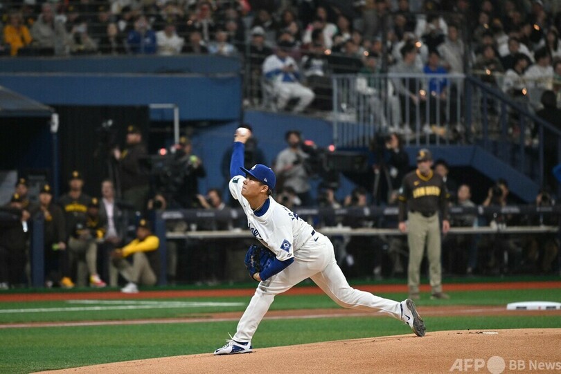 山本由伸、MLBデビュー戦5失点 ドジャースは乱打戦で敗れる