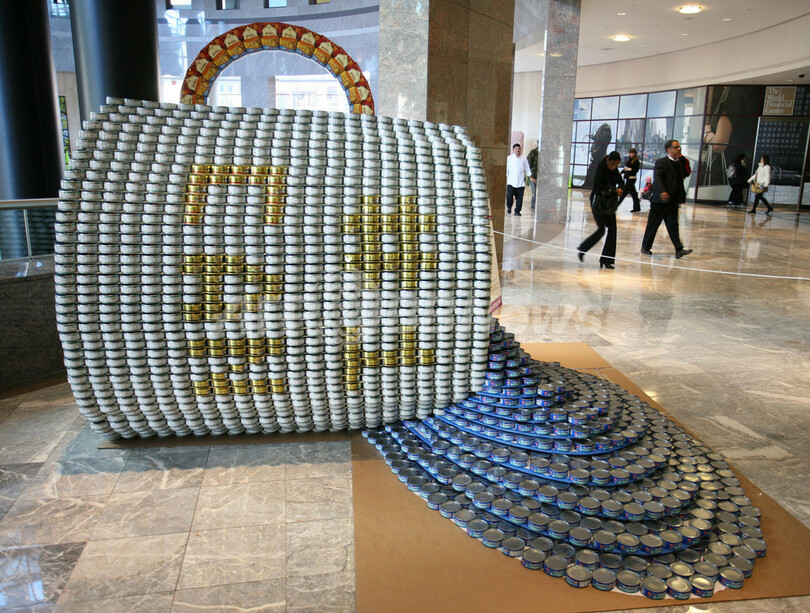 スーパーマリオにポテトヘッド、缶詰でこんなのできちゃいました