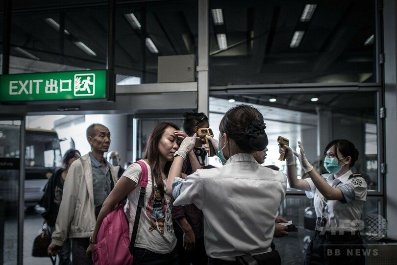 香港でMERS疑いの女性搬送、一時パニックに