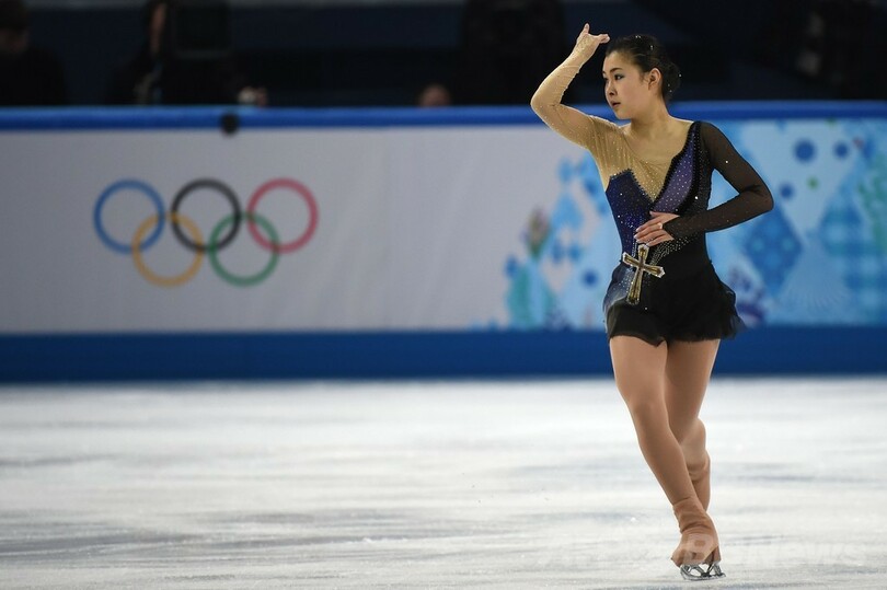 フィギュア女子シングルで12位の村上佳菜子、ソチ五輪