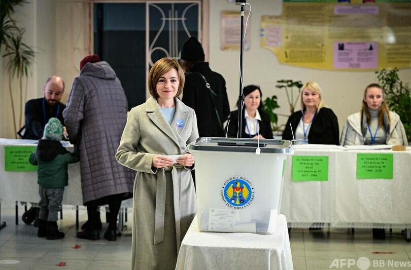 モルドバ大統領選の決選投票、親欧州派の現職が勝利宣言