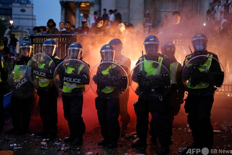 サッカー欧州選手権決勝「中止もあった」 英警察