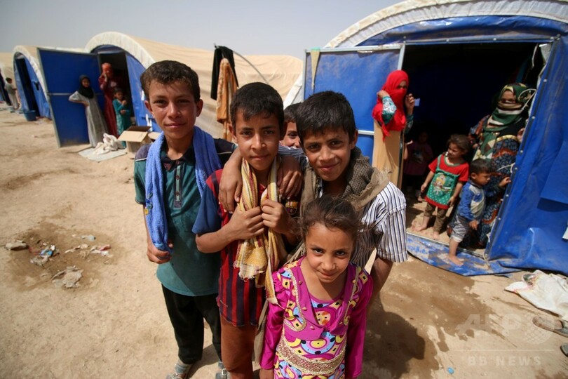 ファルージャから避難したイラク人、到着したキャンプもまた地獄