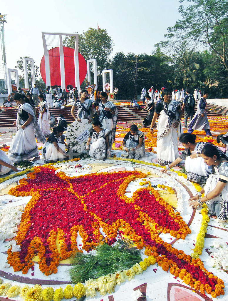 ベンガル語国語化運動記念日の式典開催 - バングラデシュ