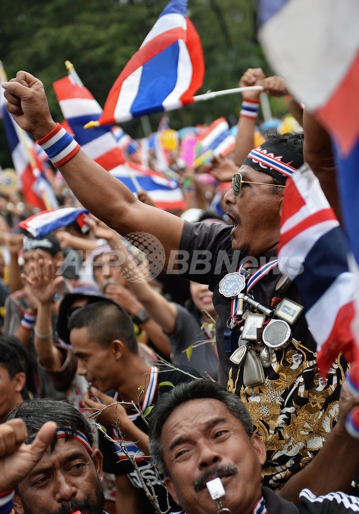 タイ反政府デモ、首都の外に拡大