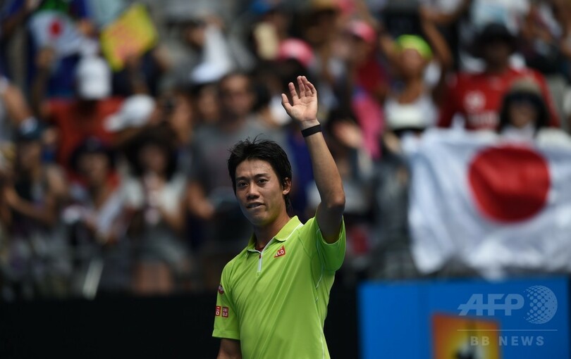 錦織が逆転勝利で3回戦へ、全豪オープン