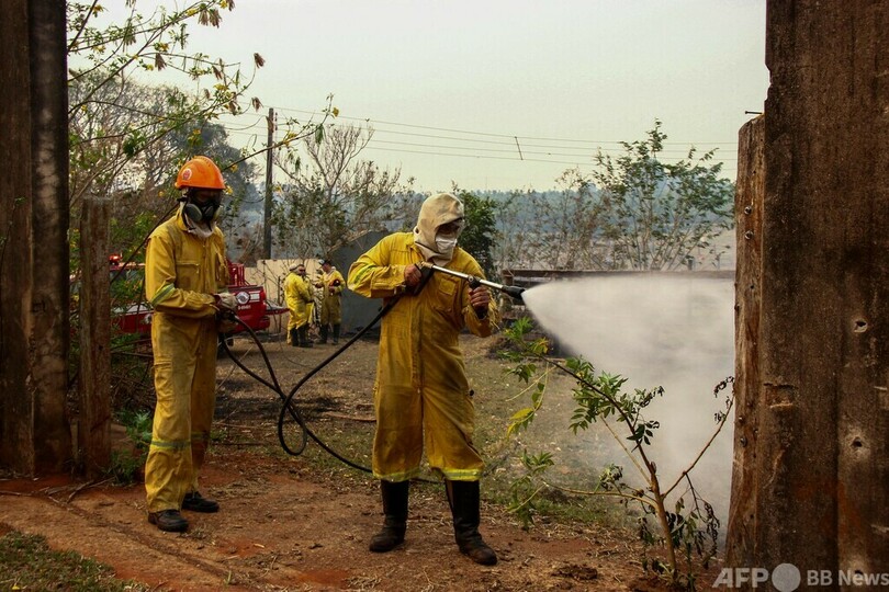 山火事との「戦争」宣言 ブラジル・サンパウロ州