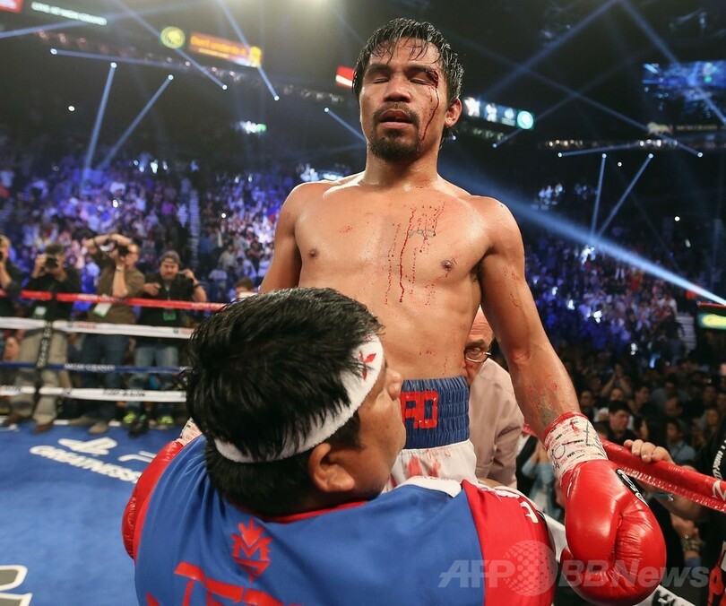 パッキャオがブラッドリーとの再戦制す、WBOウェルター級