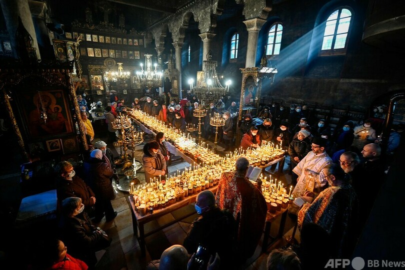 【今日の1枚】養蜂家ら守護聖人に祈る ブルガリア