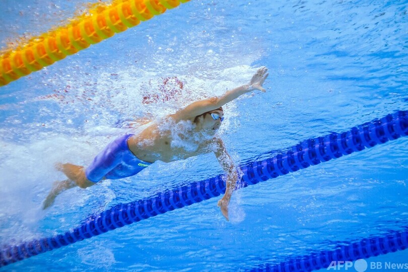 中国の19歳潘、100m自由形で世界新 世界水泳