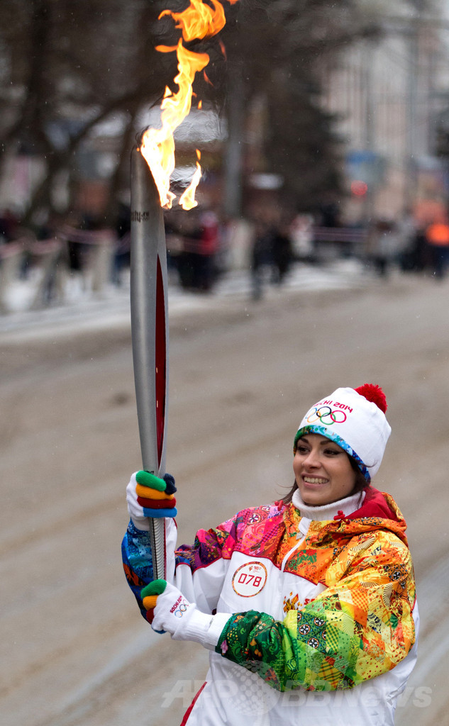 冬季五輪史上最長、写真で振り返るソチ五輪聖火リレー
