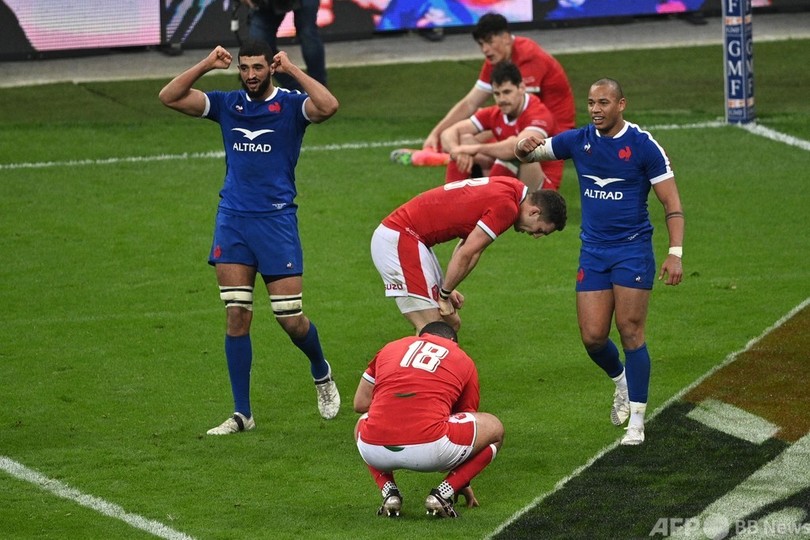 仏が「信じられない」逆転勝利、ウェールズの全勝V阻む ラグビー