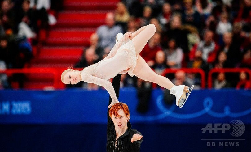 川口組がペア制覇、ロシア勢が表彰台独占 フィギュア欧州選手権